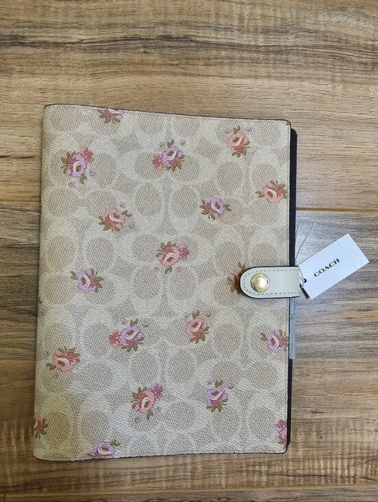 Coach Other - New Coach Notebook In Signature Canvas with Floral Print
